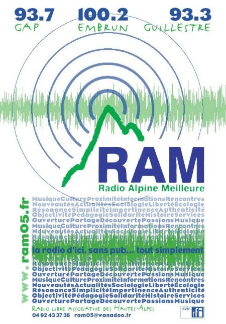 Bannière de la Radio Alpine Meilleure 2007