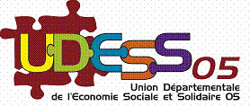 Logo de l'Union Départementale de l'Economie Sociale et Solidaire des Hautes Alpes (UDESS 05)